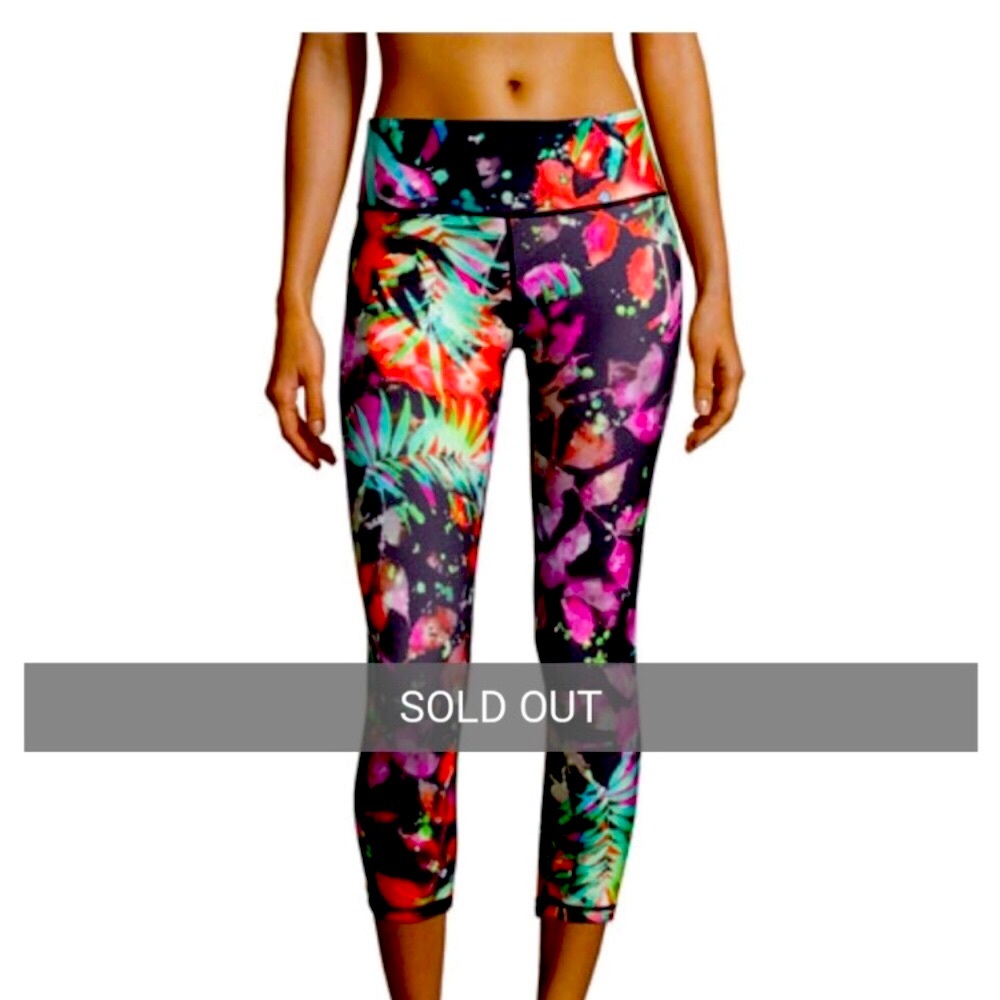1 pair left!! Nanette Lepore, Splash Palm leggings. Size M